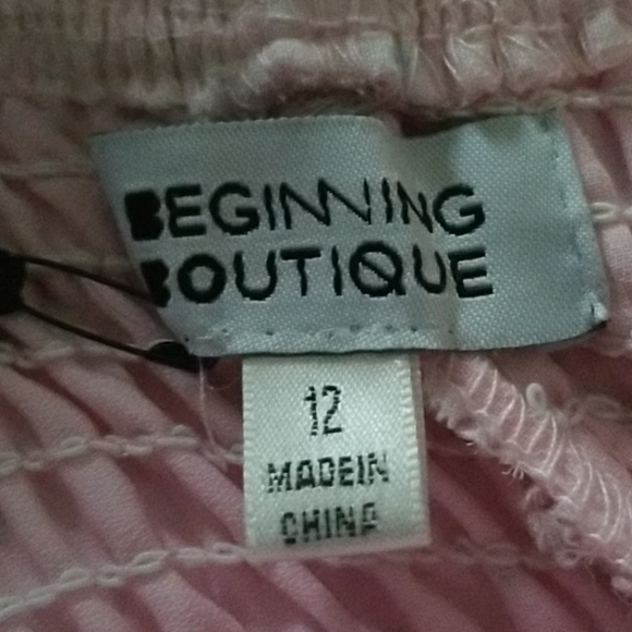 Beginning Boutique Beatrice Pink Print Mini Dress Size AU12 (US Size L) - Picture 16 of 16